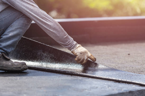 Professional Waterproofing technician working in Warren, OR